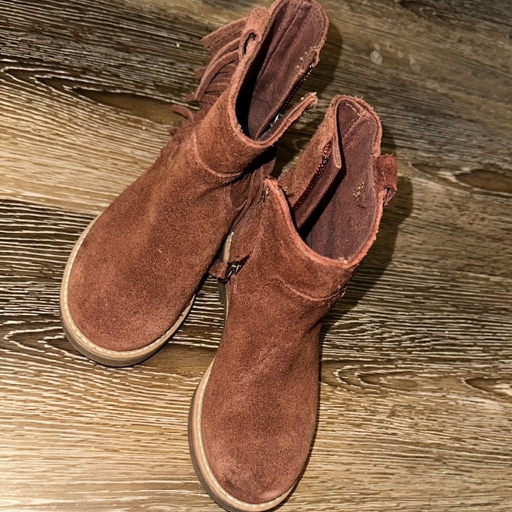 Brown Suede Ankle Boots